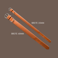 Lederhalsband Classic Soft - Cognac