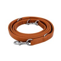 Leder Führleine Classic Soft - Cognac