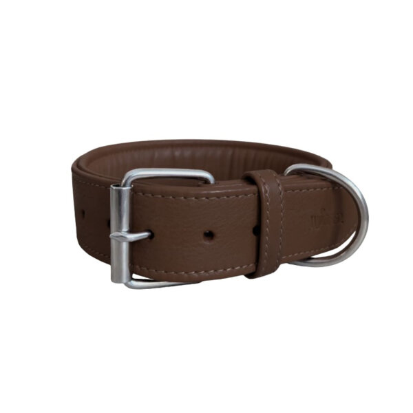 Lederhalsband Classic Soft - Dark Brown