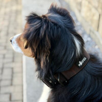 Halsband WOOFLEX® Tactical verstellbar ohne Griff Espresso