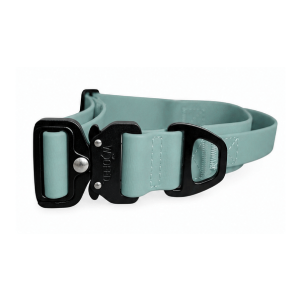 Halsband WOOFLEX® Tactical verstellbar mit Griff Jade Green