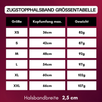 Zugstopphalsband WOOFLEX® Burgundy