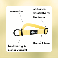 Zugstopphalsband WOOFLEX® Lemon Grass