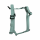Y-Hundegeschirr WOOFLEX® 4fach-verstellbar mit Griff und Sicherheitsschnallen Jade Green - wasserfest