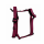 Y-Hundegeschirr WOOFLEX® 4fach-verstellbar mit Griff und Sicherheitsschnallen Burgundy - wasserfest