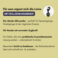Führleine WOOFLEX® Classic verstellbar Lemon Grass