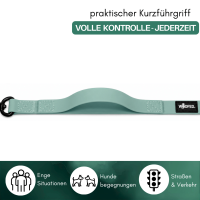 Führleine WOOFLEX® Classic verstellbar Jade Green