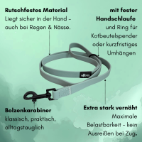 Führleine WOOFLEX® Classic Handschlaufe Jade Green