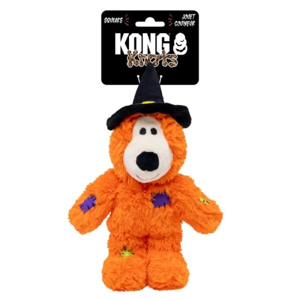 KONG Halloween Wild Knots Witch Bear S/M - Orange