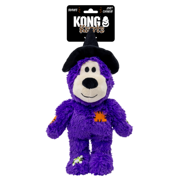 KONG Halloween Wild Knots Witch Bear M/L - Lila